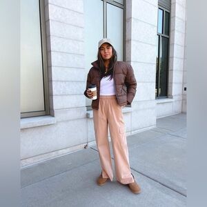 The Drop Women's Praline Cargo Pullon Pants by @christineandrew- size medium